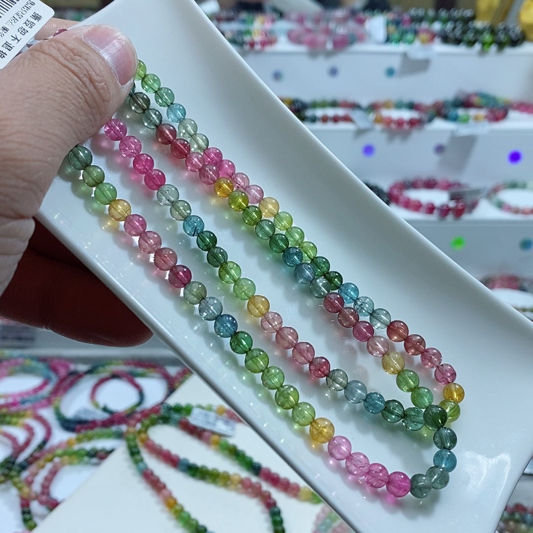 碧玺手链未镶嵌手链