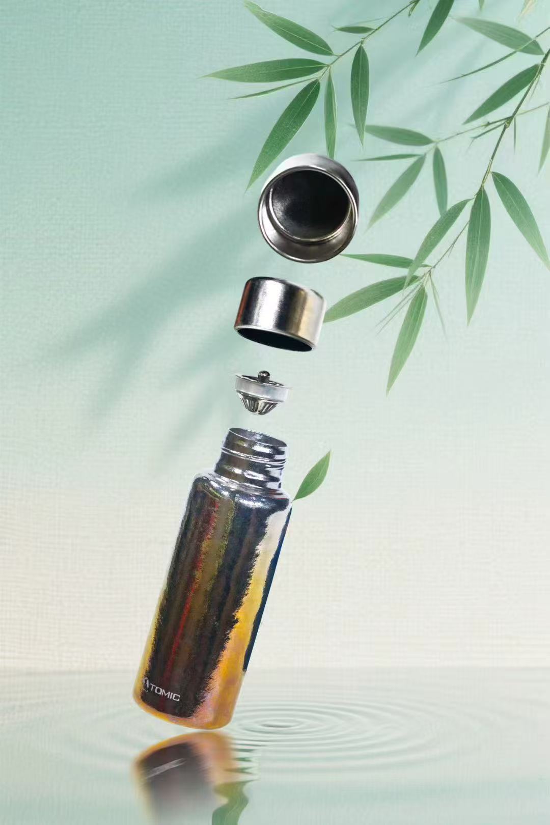 特美刻磁吸纯钛闷茶杯420毫升杯王