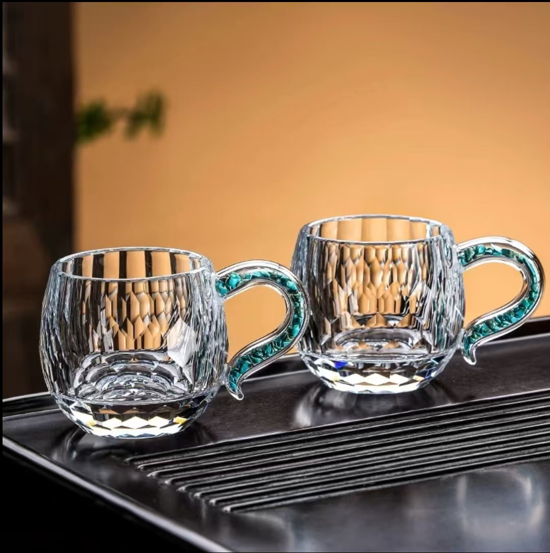 绿松石把手对杯-ZH77