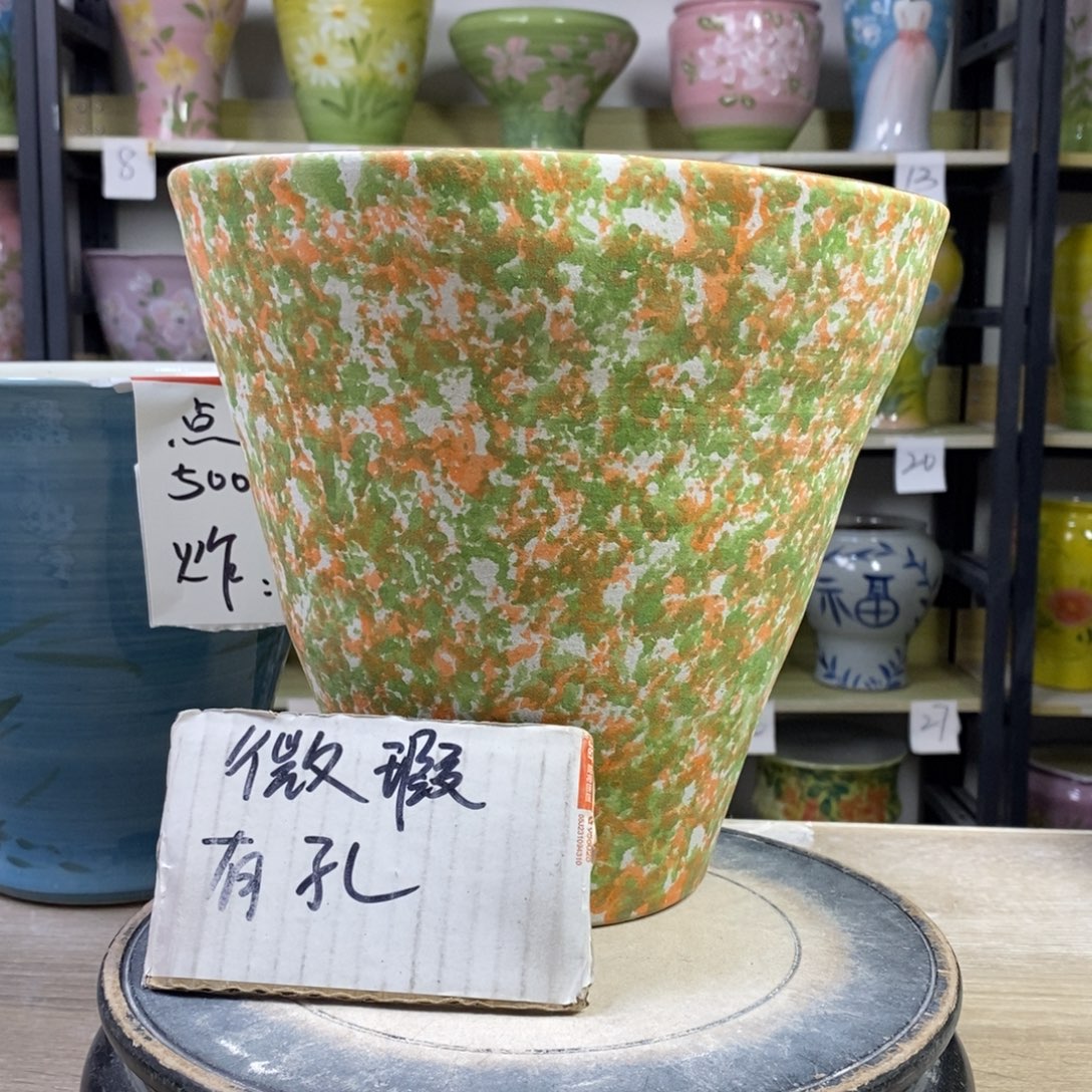 景德镇手工手绘陶瓷花盆