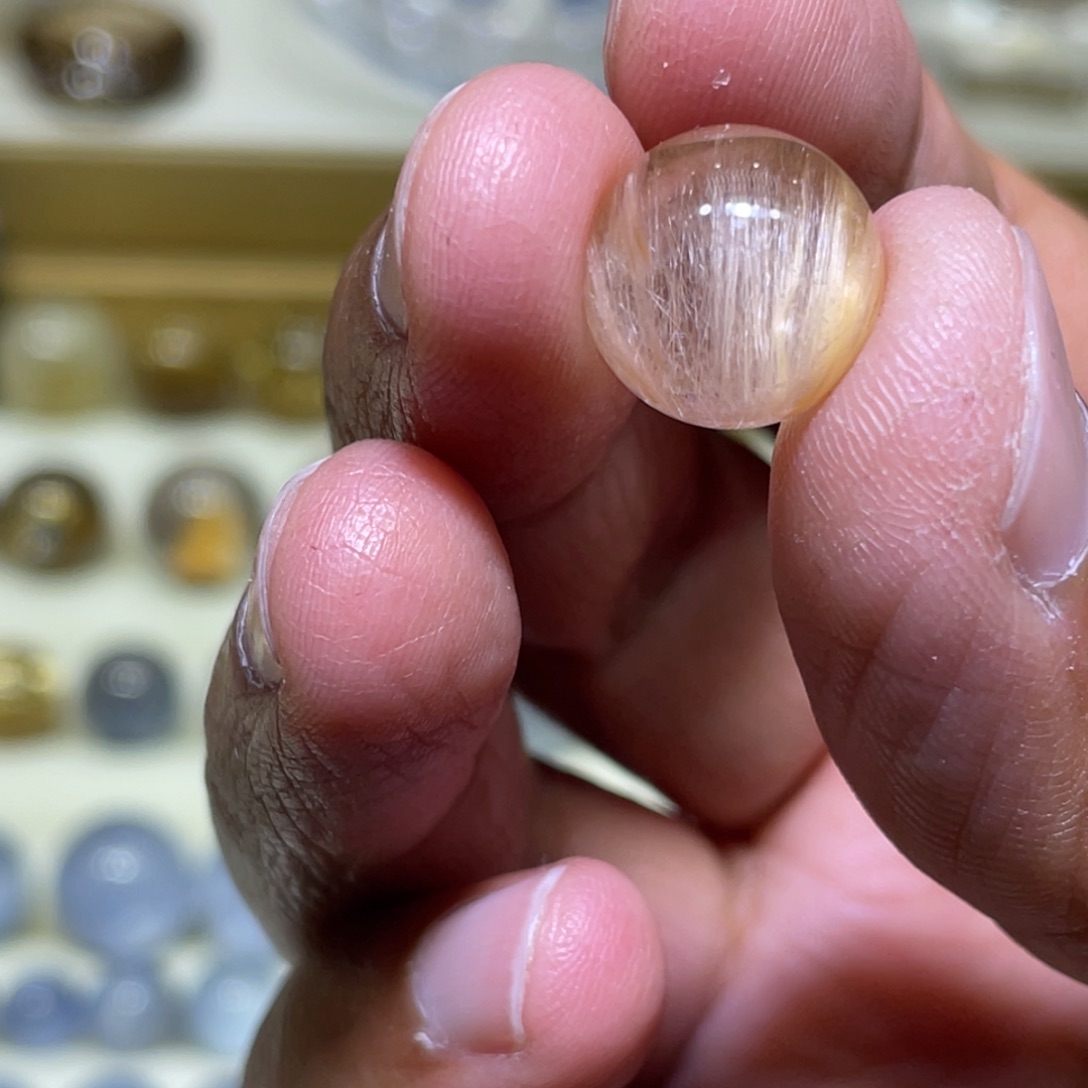 非***墨水晶珠宝半成品未镶嵌