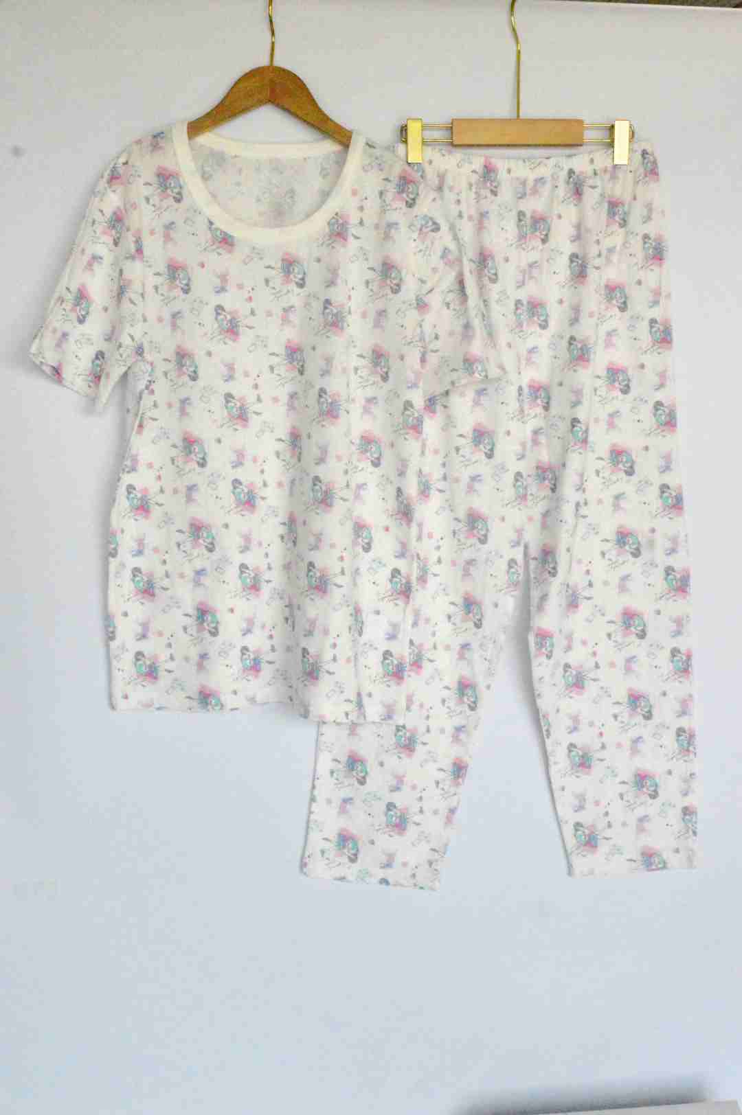 居家服睡裙日系舒适家居服透气套装适合秋季穿