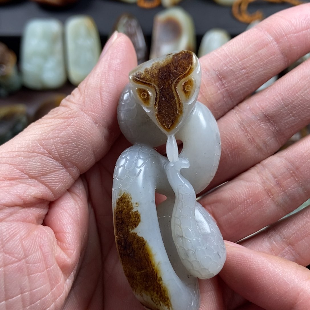 和田玉把件未镶嵌