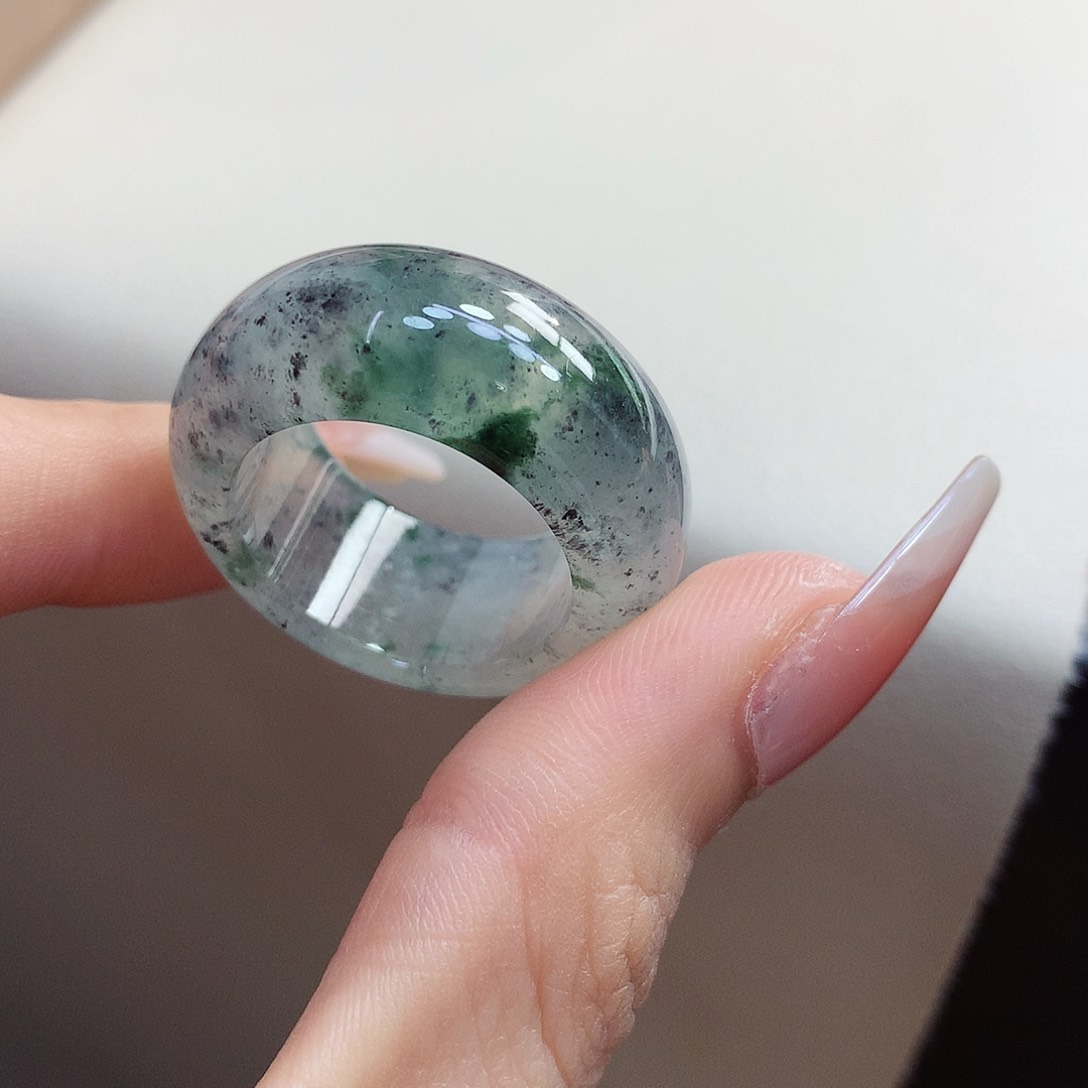 翡翠未镶嵌戒指21-22号