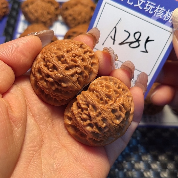 桃核把件40宫灯A285