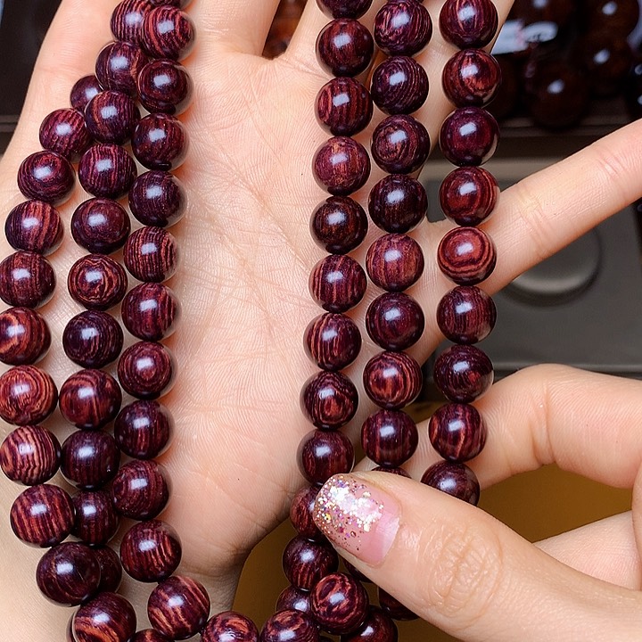 花梨木类手串/手链黄花梨风化料老挝花梨土埋料1.0