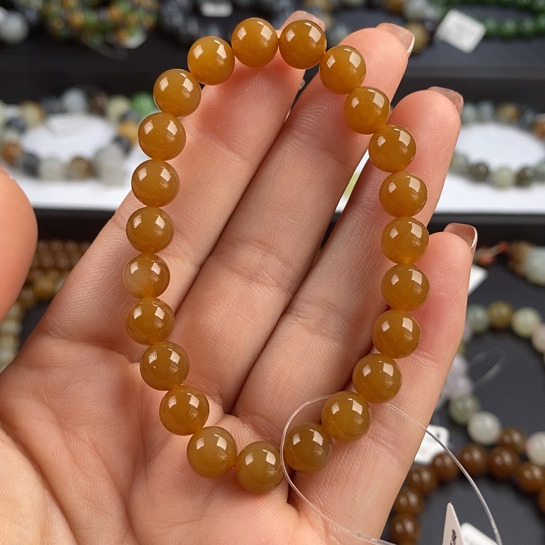 和田玉手串未镶嵌