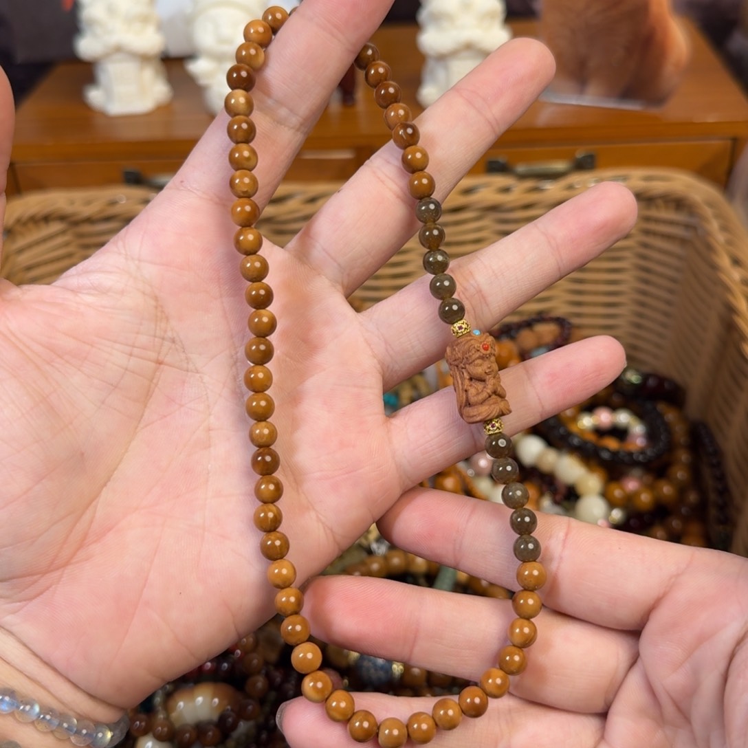 和田玉（糖玉）手链银S925镶嵌