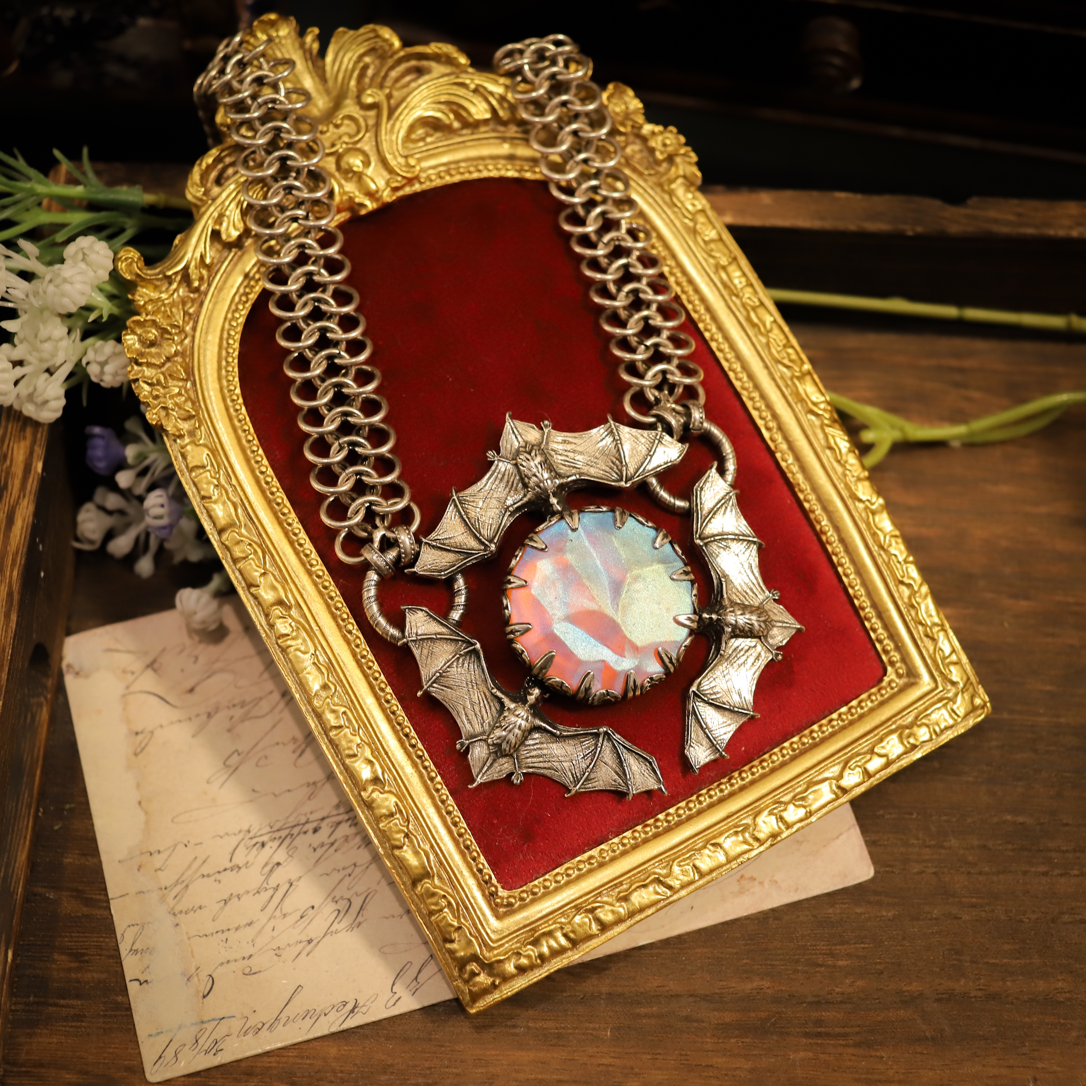 合金项链 法产 rere打标款作品 冰山琉璃项链