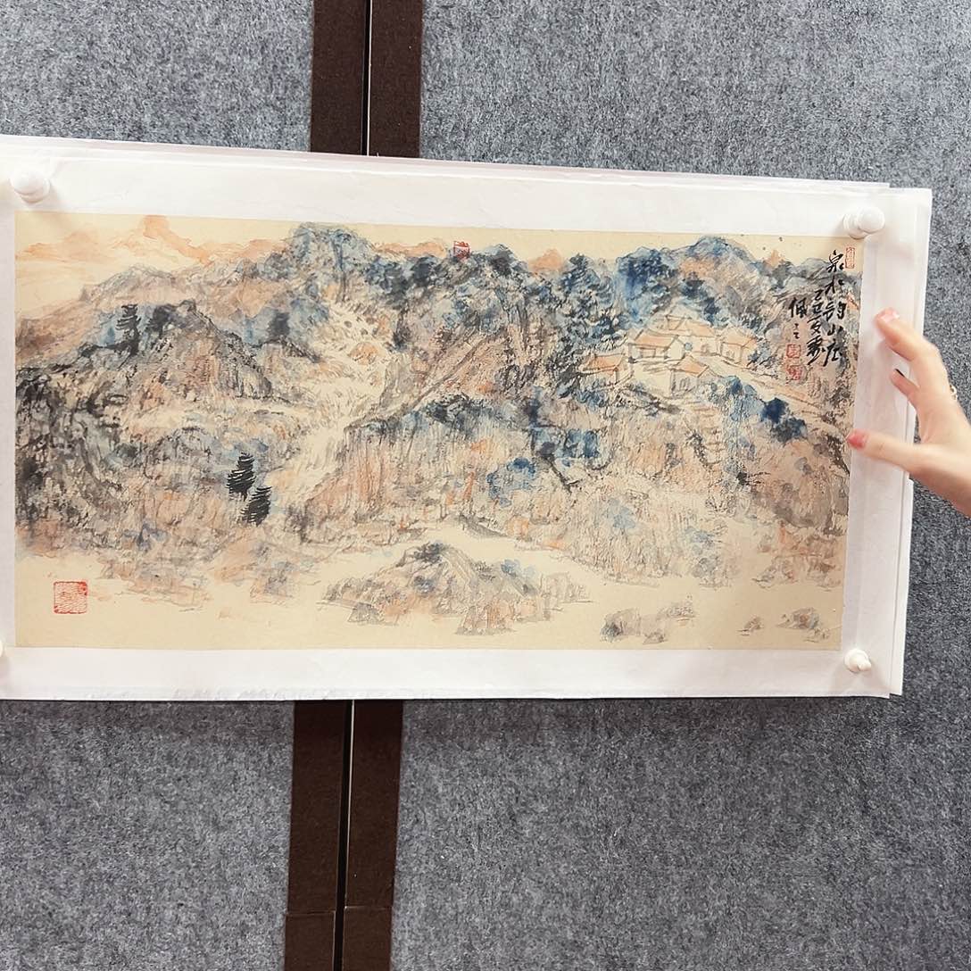 书法朱佩之亲笔手绘