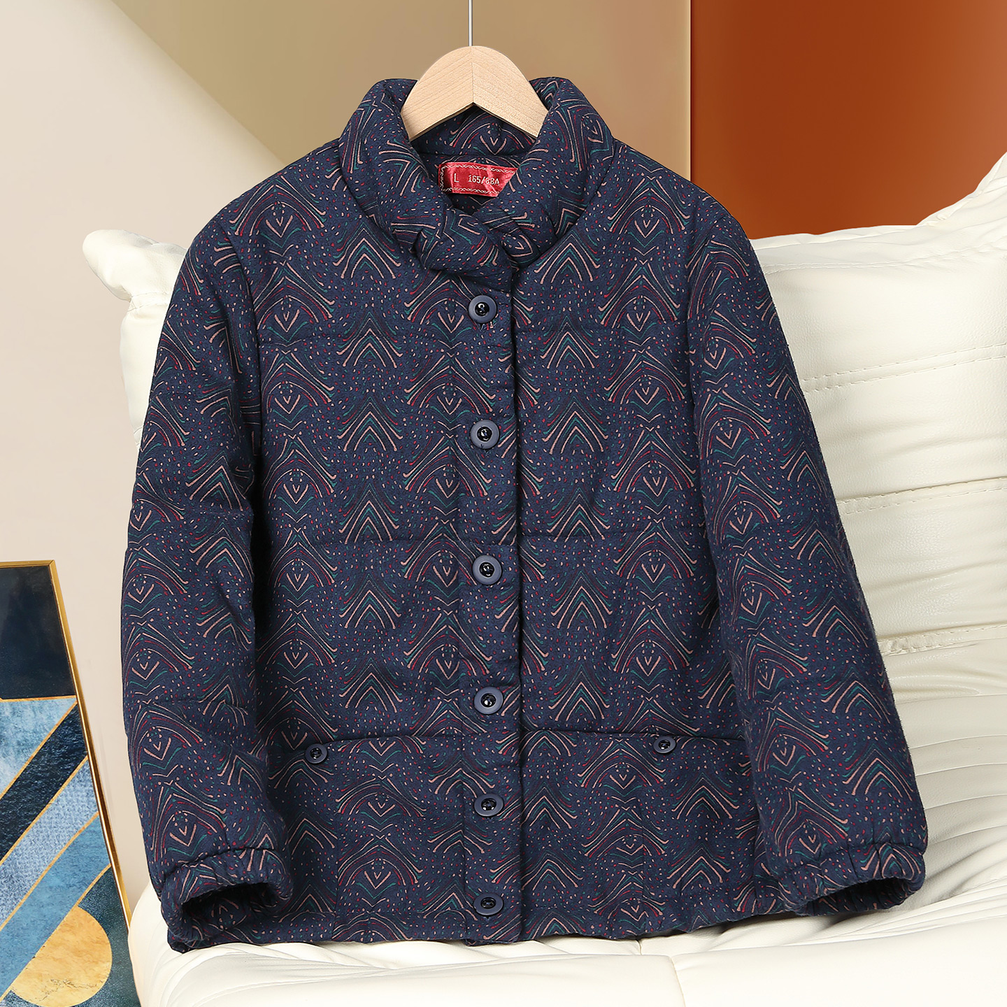 老年人冬装女纯棉棉服外套婆婆妈妈冬季加厚棉袄太太奶奶宽松上衣