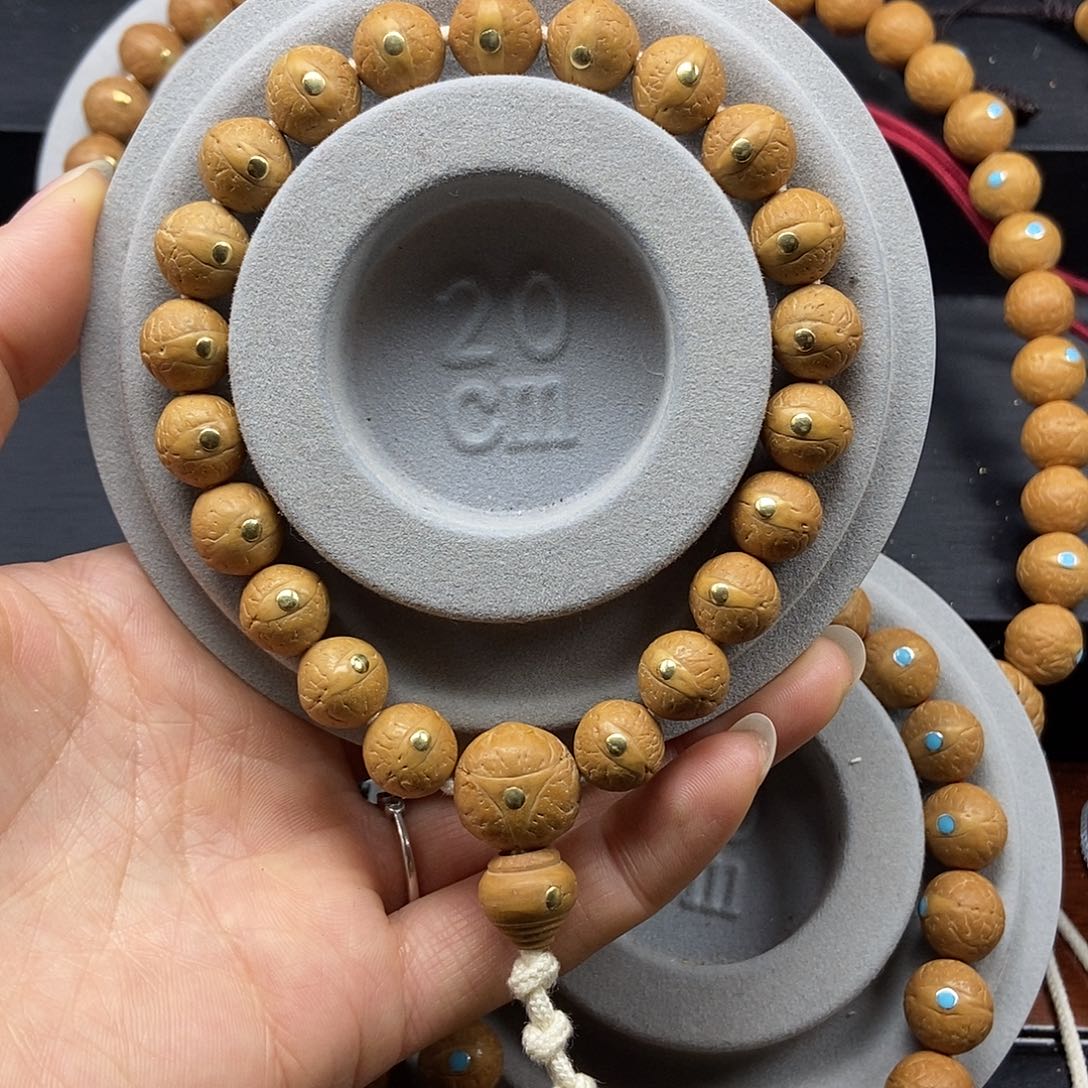 三***人凤眼菩提手串11➕铜，25年籽