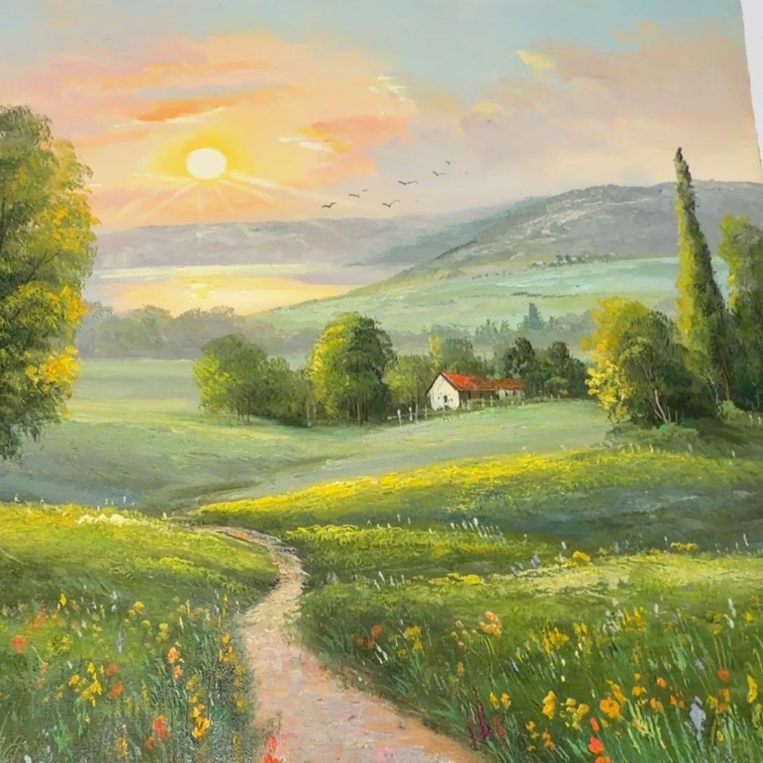 油画在哪呢我想问一下