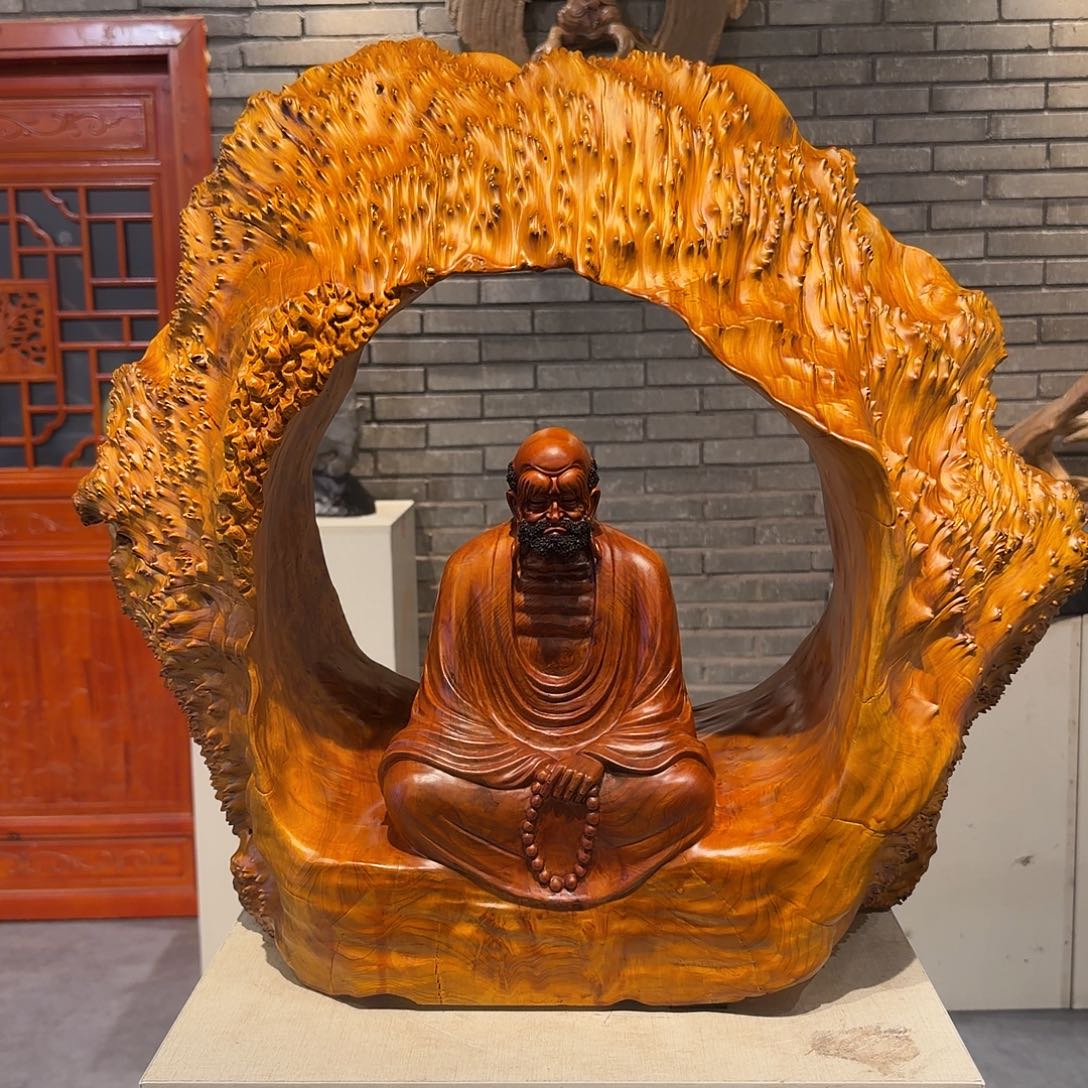 精品达摩摆件作品