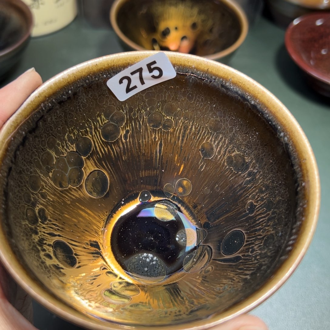 茶盏景****谢全手工原矿原釉建盏