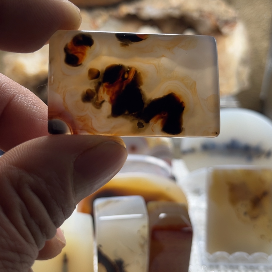 玛瑙/玉髓未镶嵌吊坠(不含链)