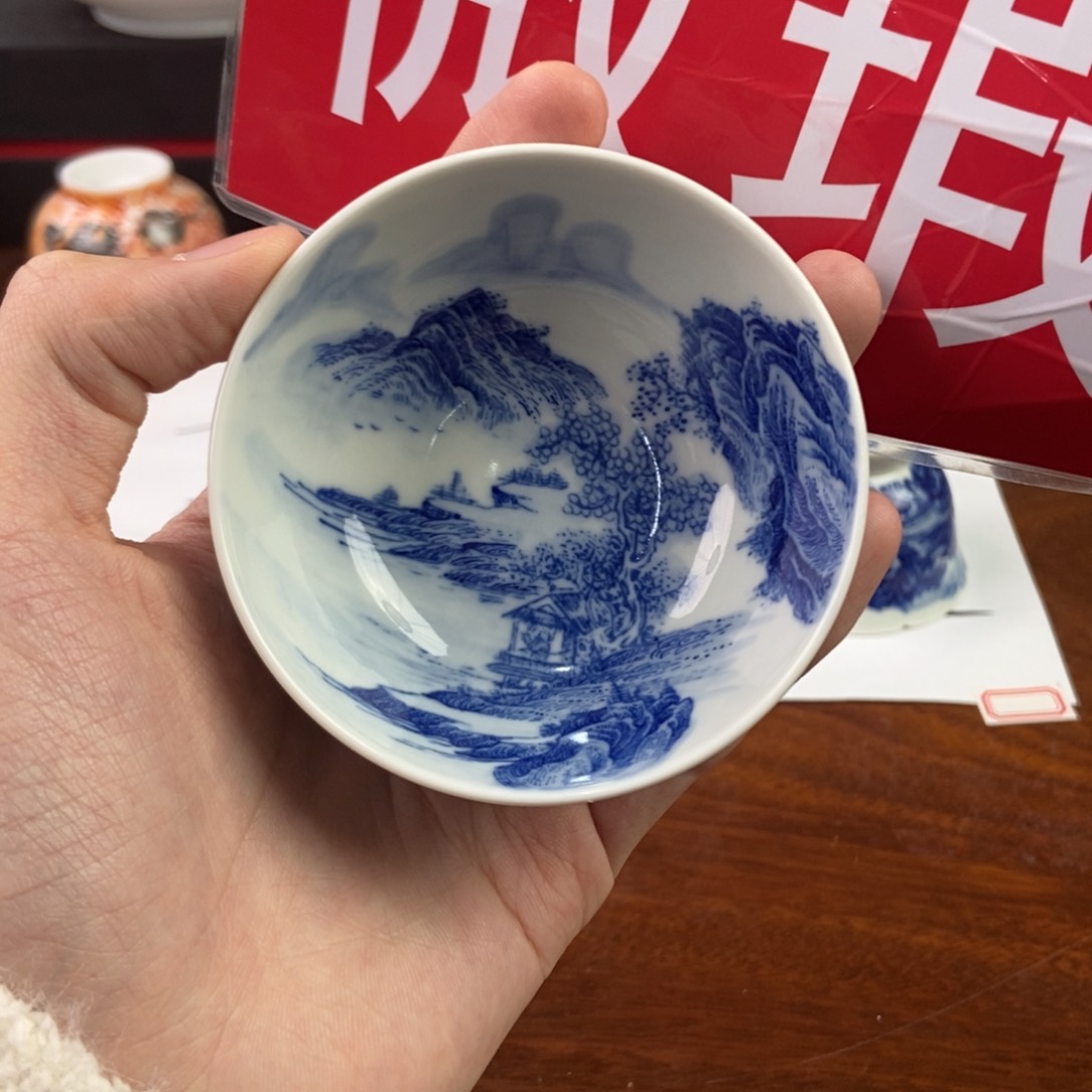 杯景德镇手绘陶瓷艺术