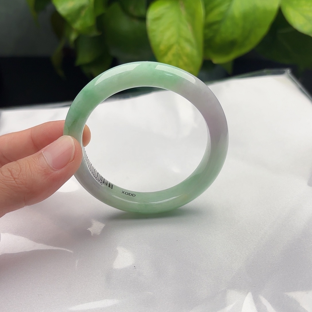 翡翠未镶嵌手镯x2 5556 10