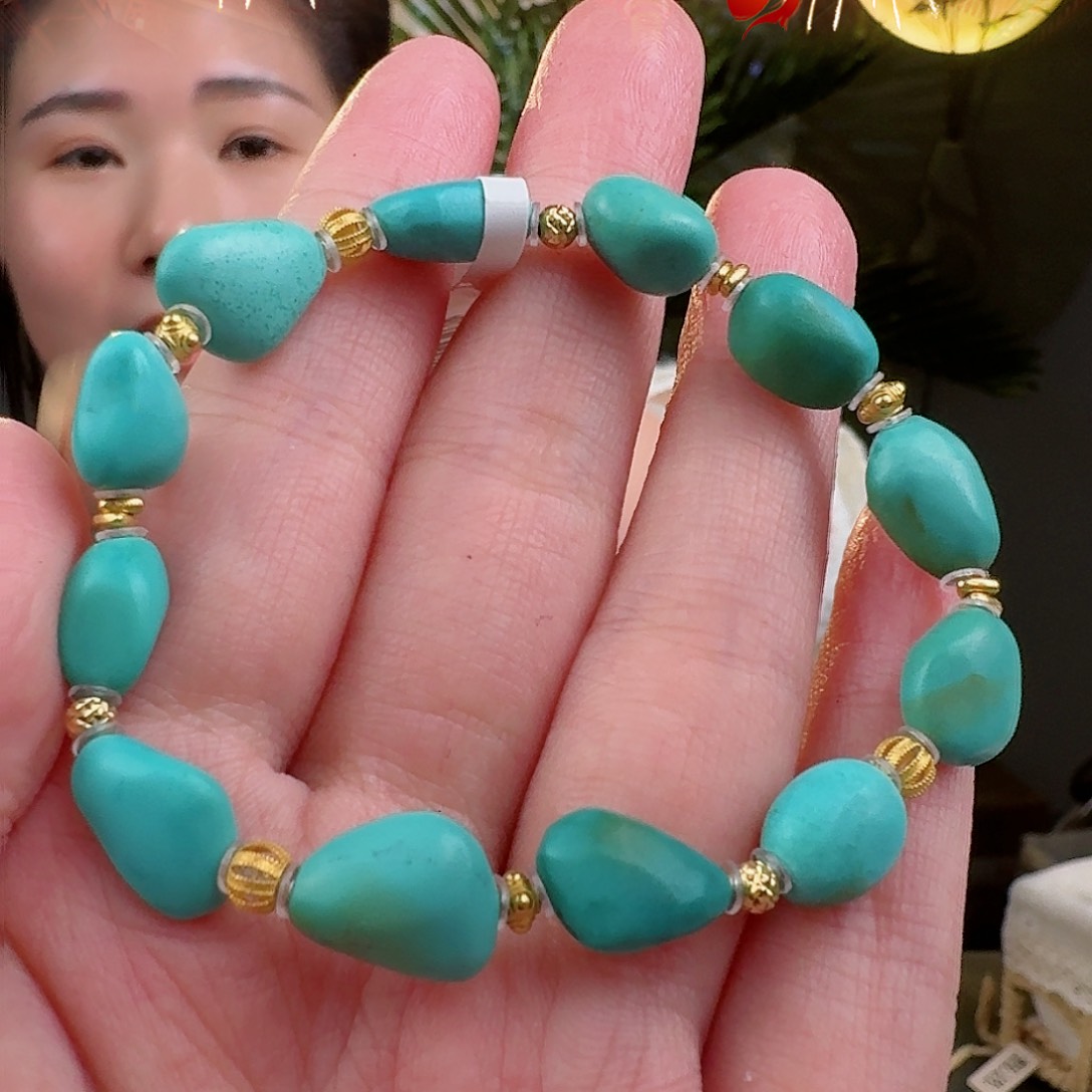 绿松石珠宝奇石未镶嵌