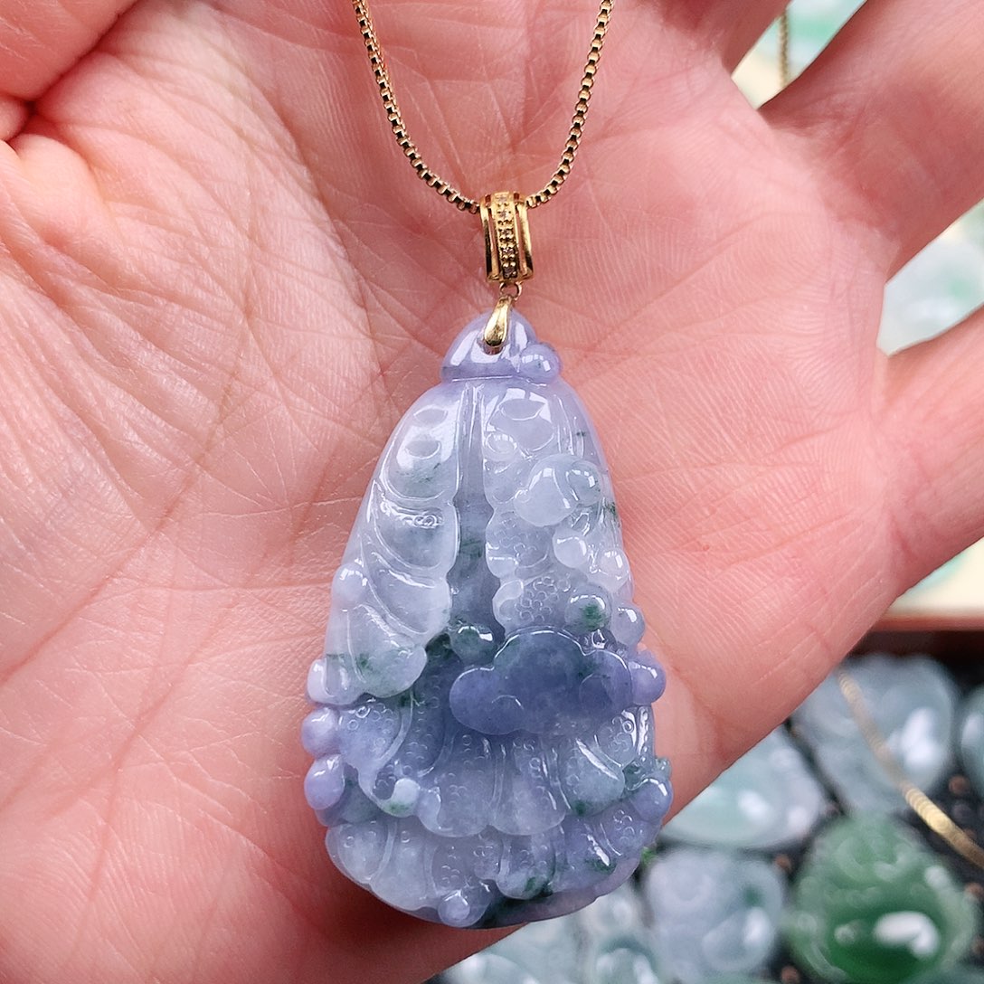 【闪购商品】翡翠吊坠(不含链)未镶嵌白菜