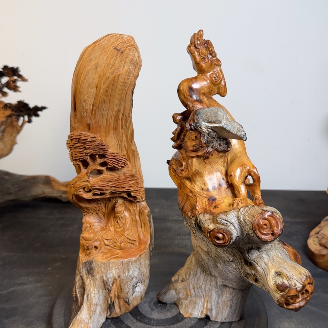 ****r柏木（崖柏）煮茶+龙