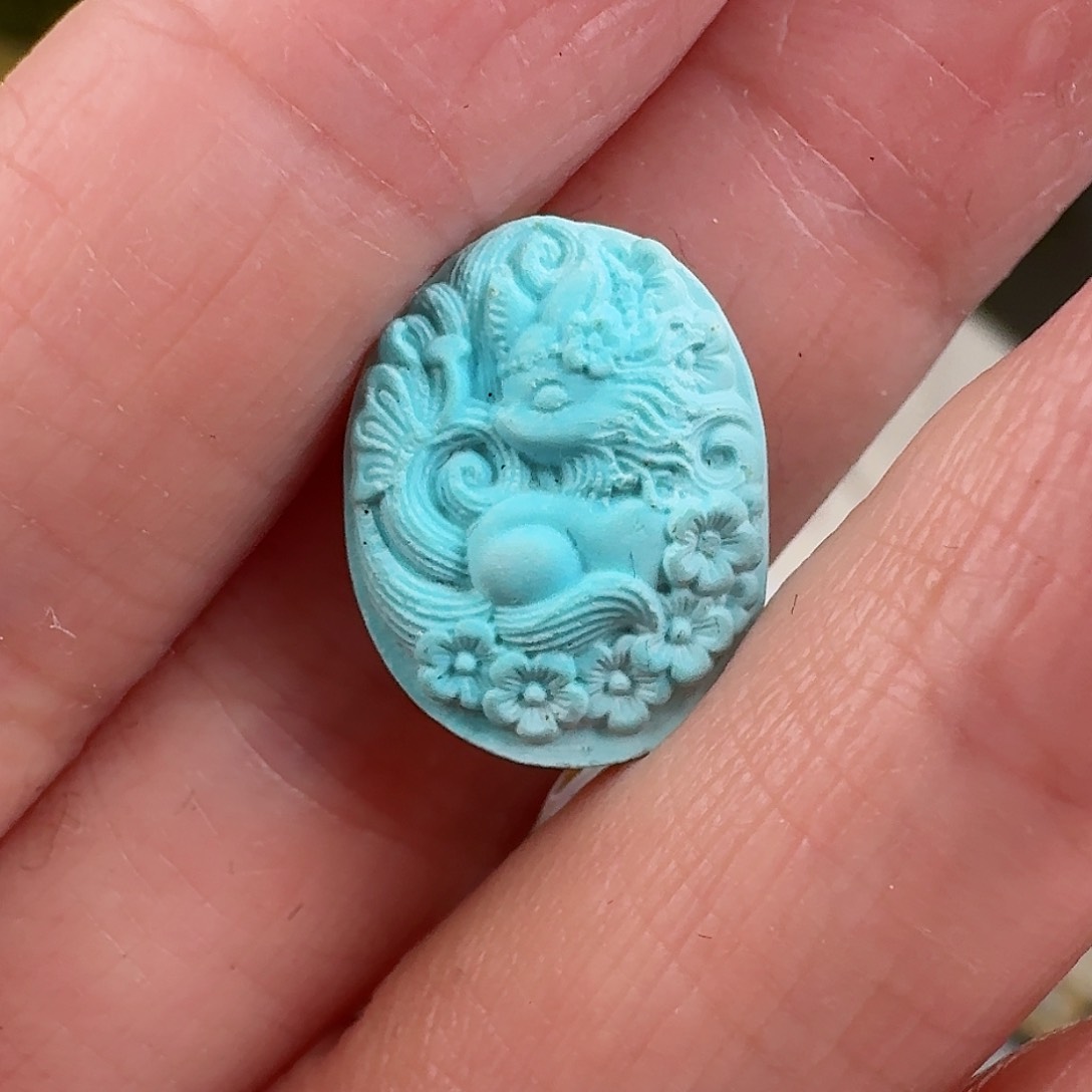 绿松石珠宝奇石未镶嵌