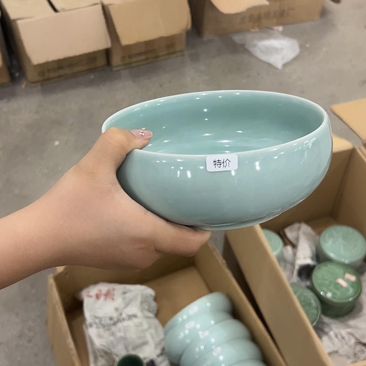 龙泉云间青瓷小米茶器