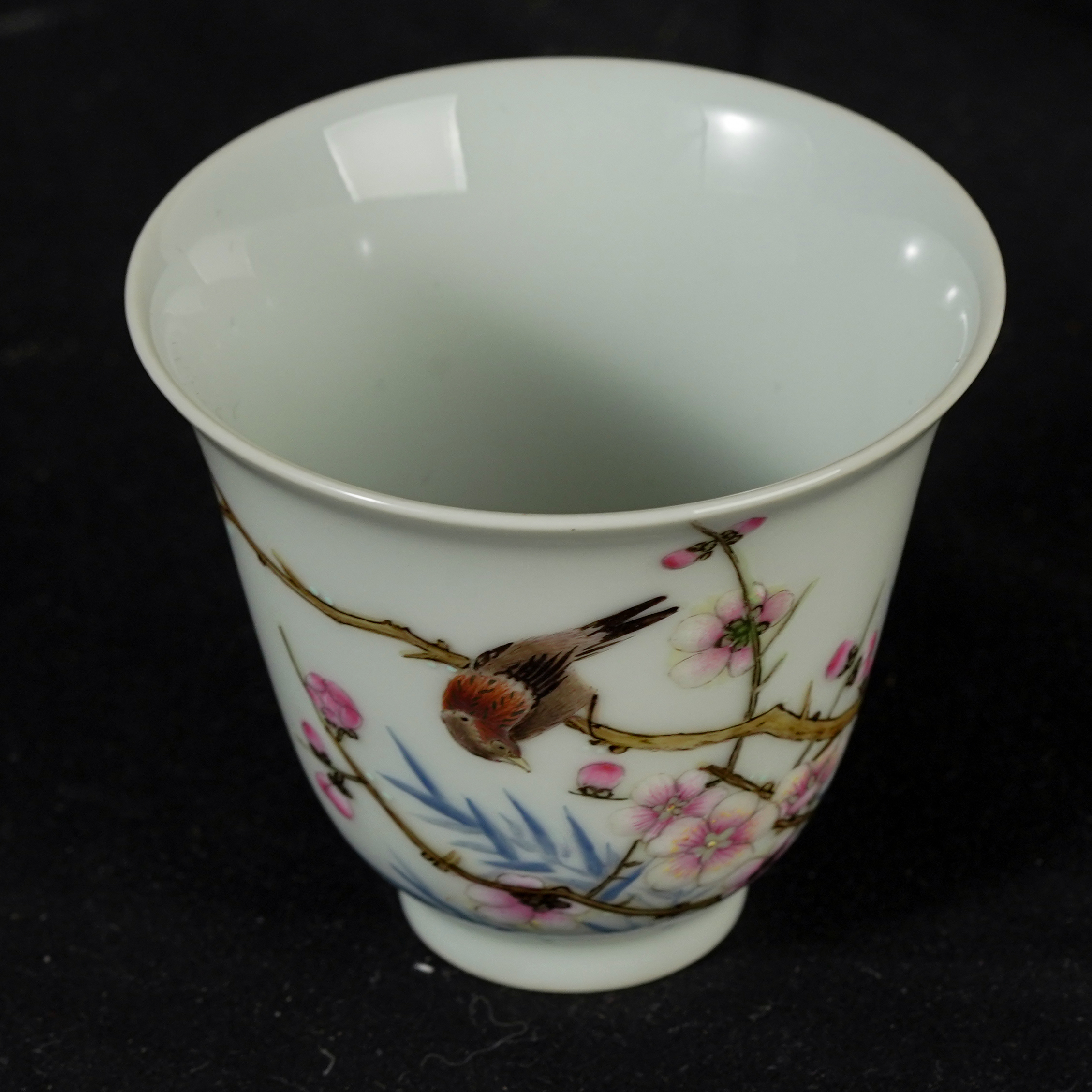 清代光绪粉彩花鸟杯BZYDQ00373
