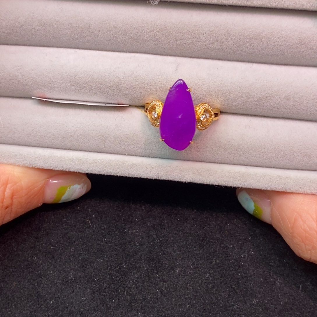 苏纪石（舒俱来）18K金镶嵌戒指