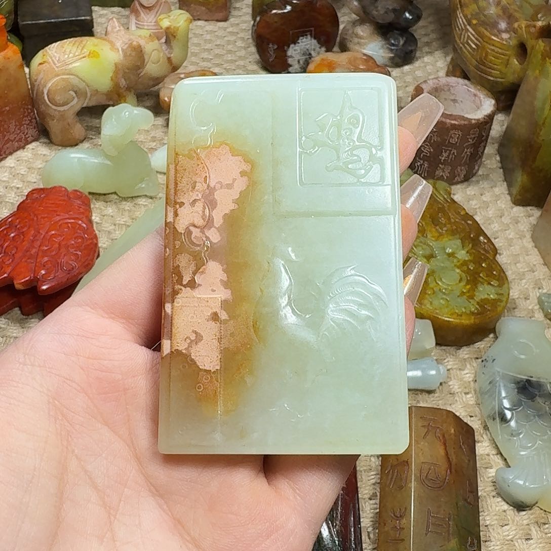 白玉菩提吊坠挂件