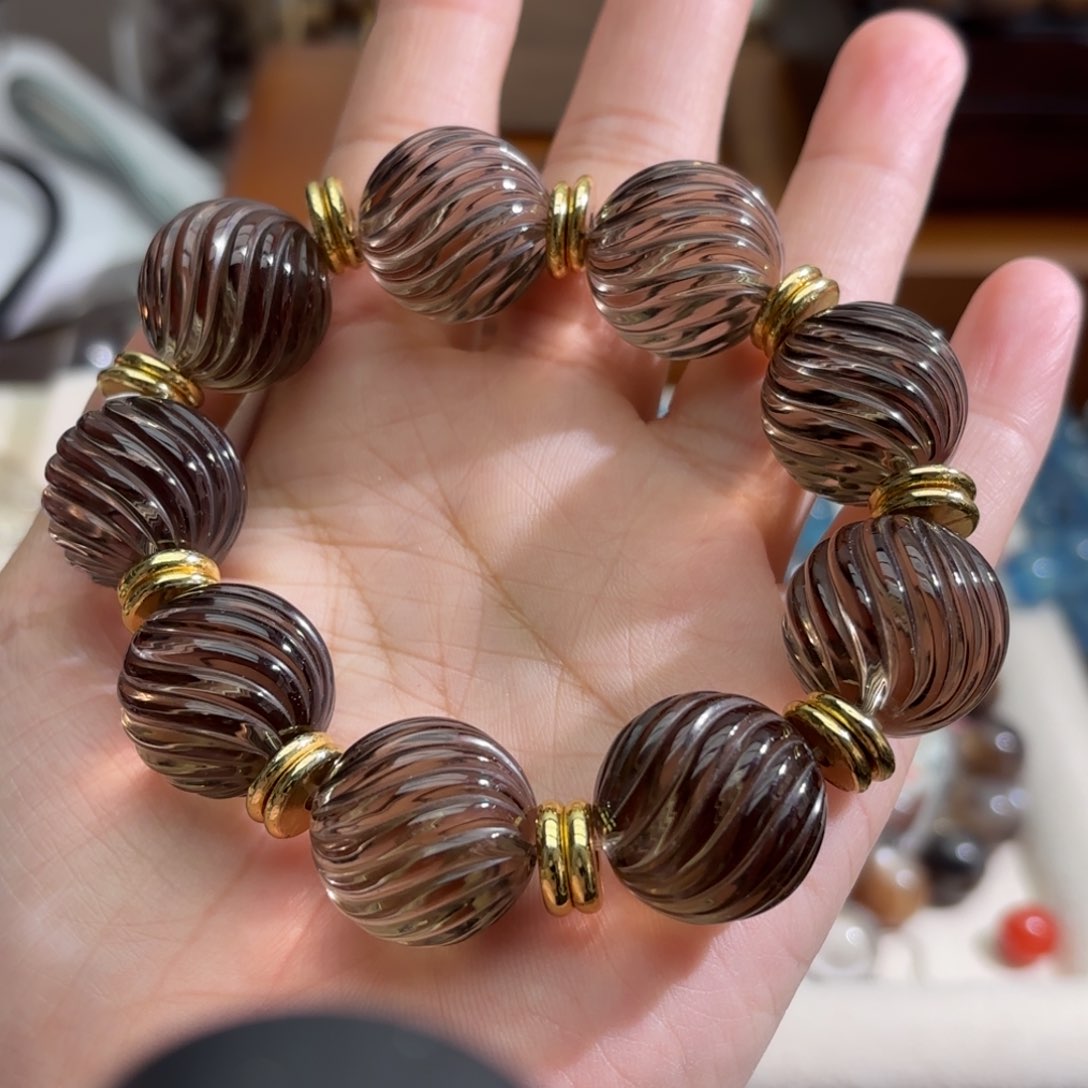 未镶嵌手链水晶茶水晶