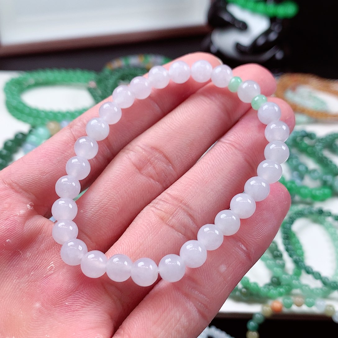 翡翠毛衣链未镶嵌