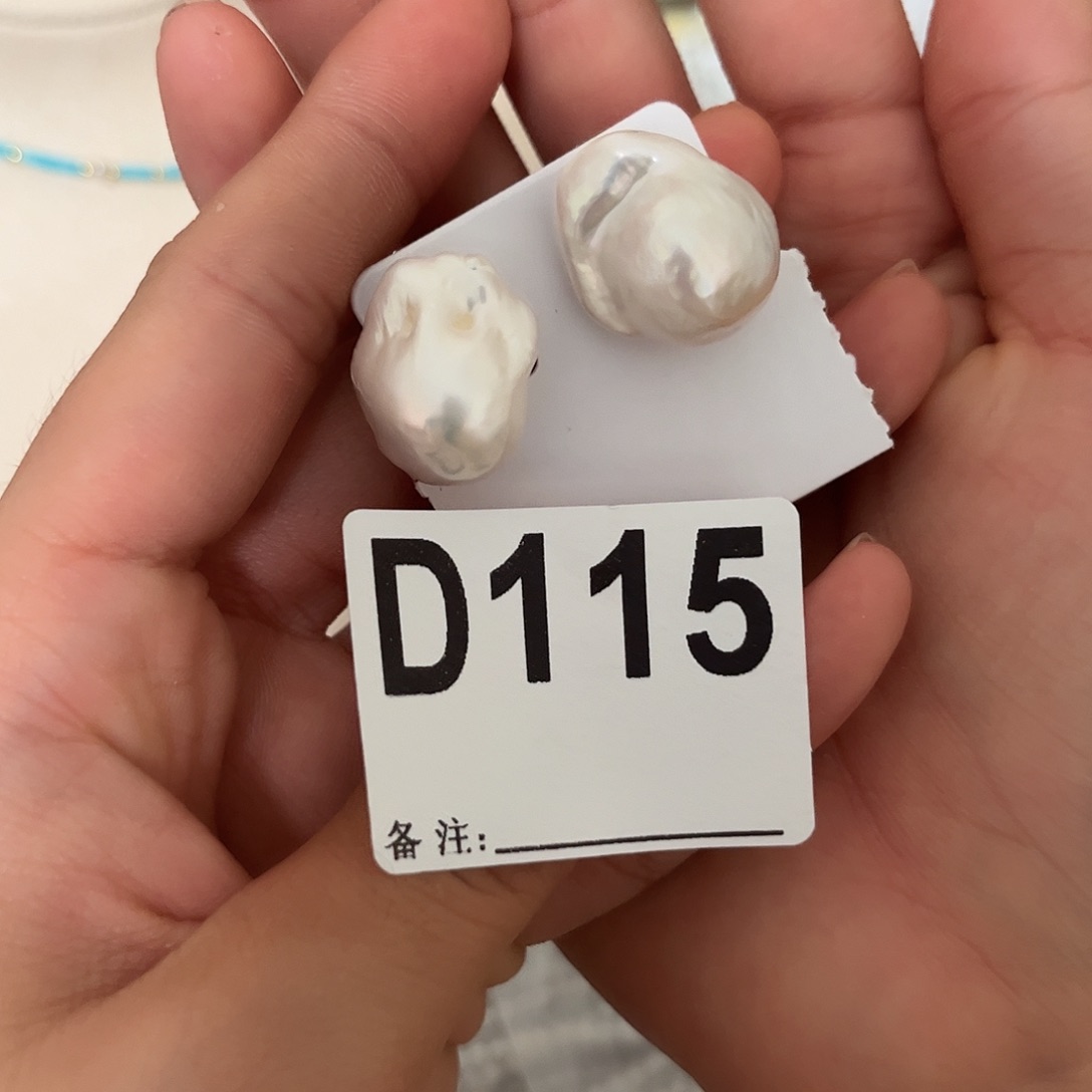 淡水珍珠银S925镶嵌吊坠(不含链)