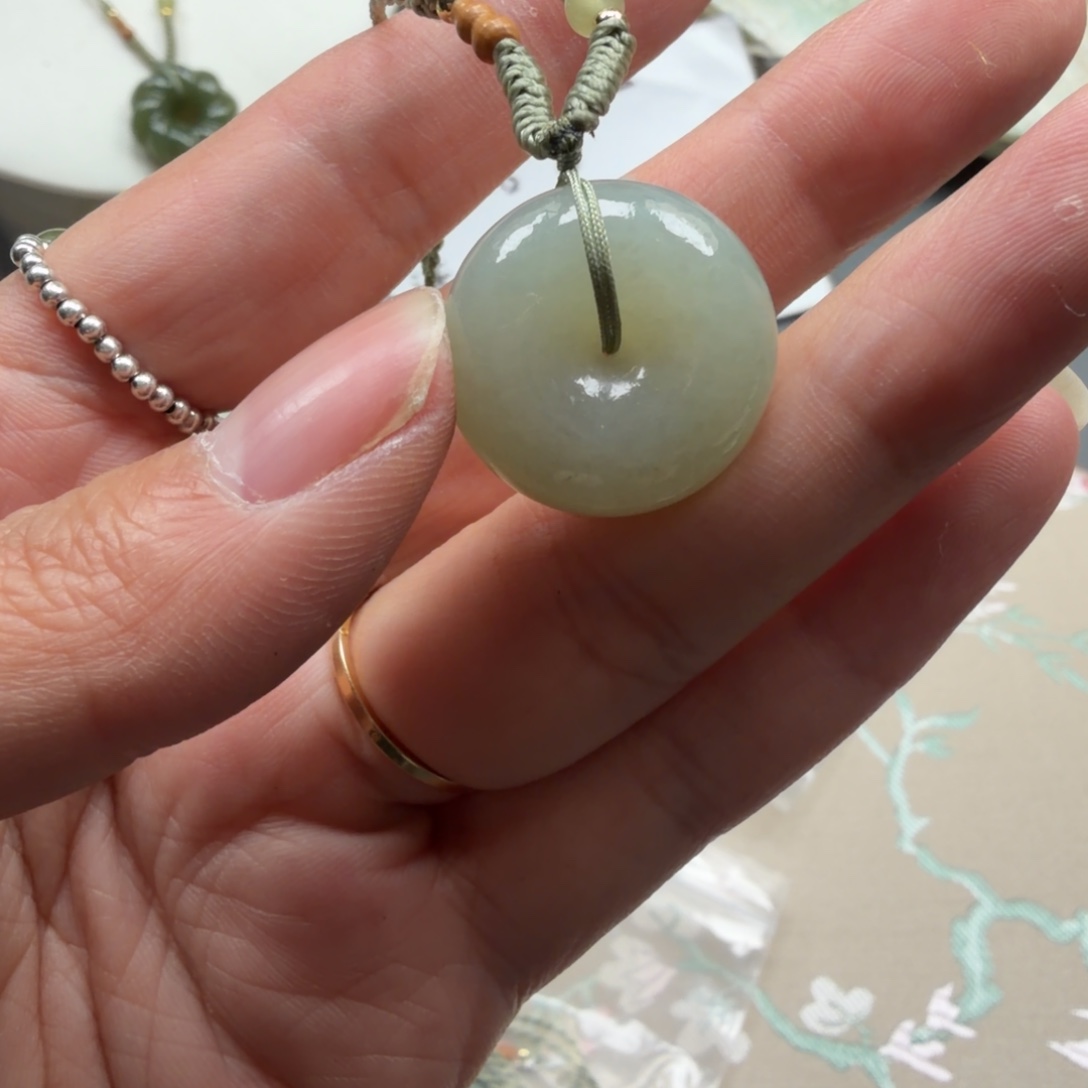 和田玉未镶嵌颈饰20