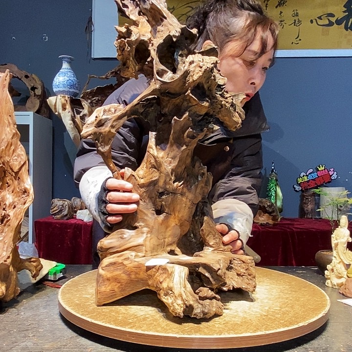 524。株木随行小根艺