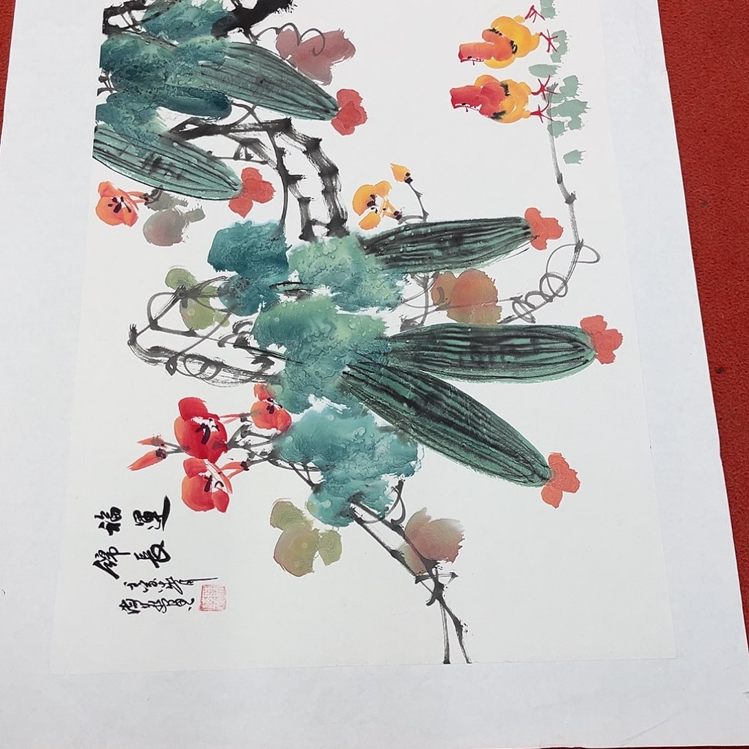 国画，手绘国画作品