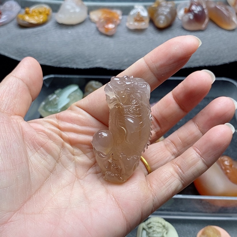 【闪购商品】未镶嵌吊坠定制玛瑙