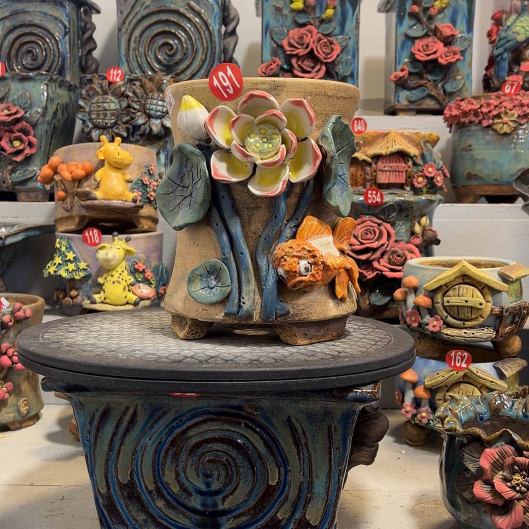 陶瓷特191号陶然花盆