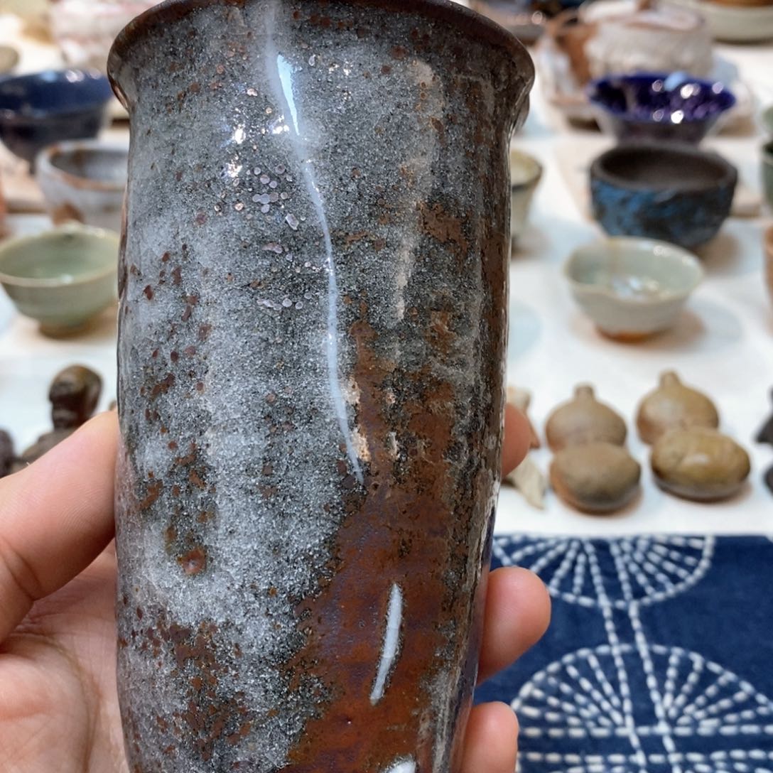 柴烧侘寂粗陶茶具