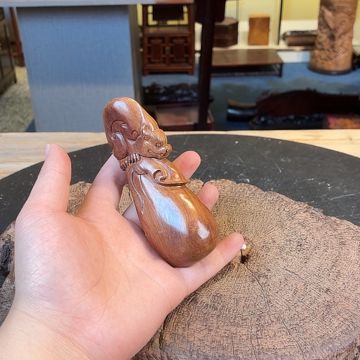 江***草紫檀木类端景台收藏