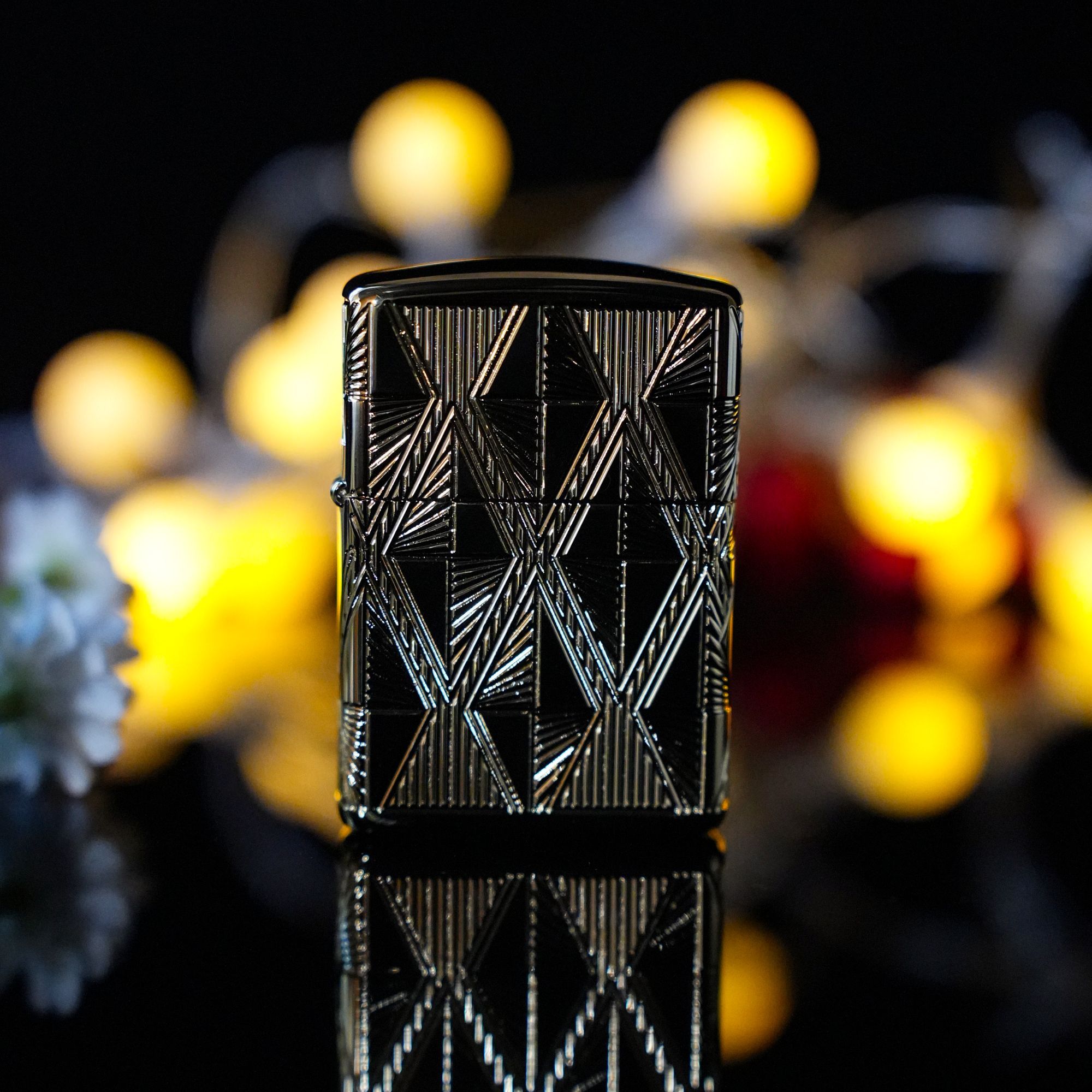 ZIPPO/之宝ZIPPO/之宝29671金色盔甲深雕钻石纹正品打火机MBJ1