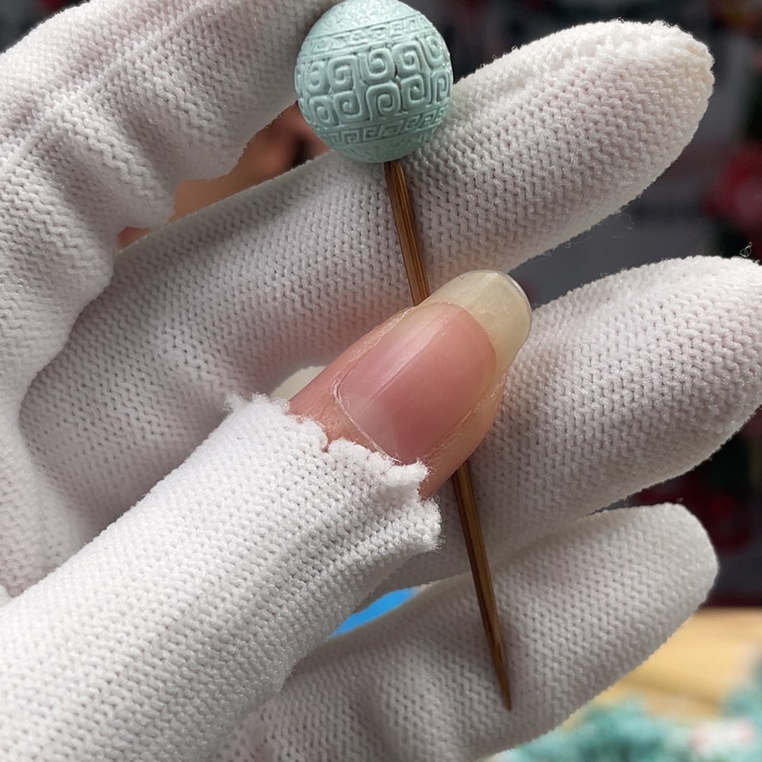 绿松石未镶嵌挂件