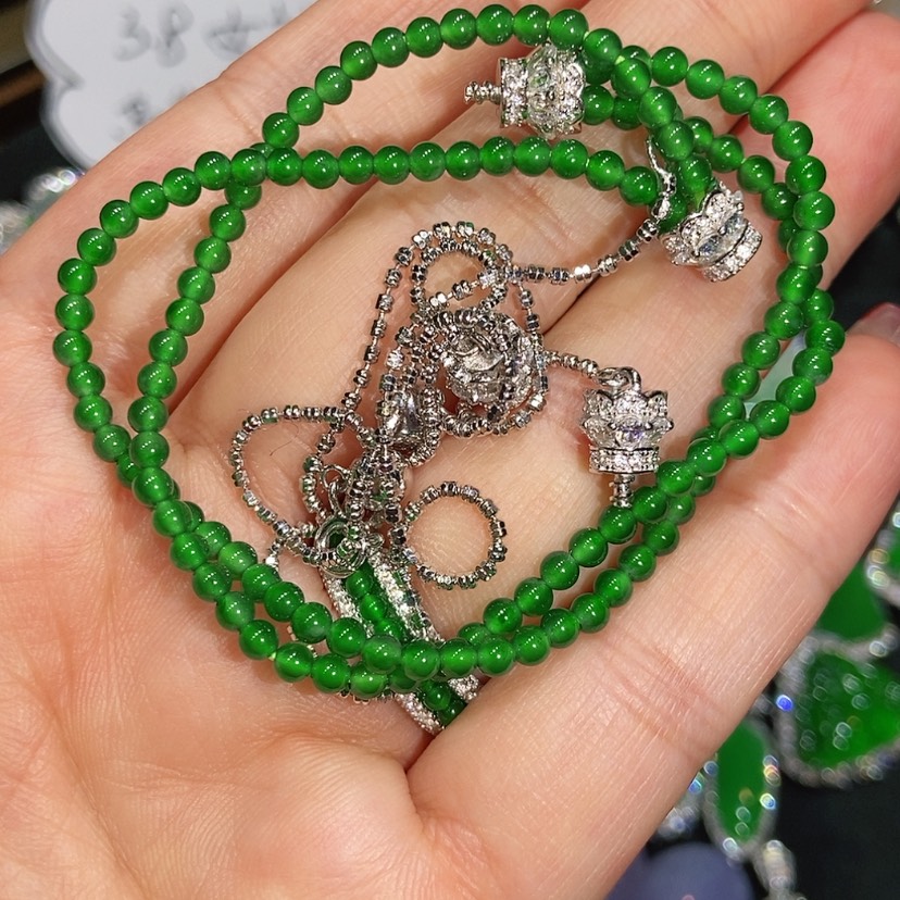 【闪购商品】翡翠手链未镶嵌天然翡翠