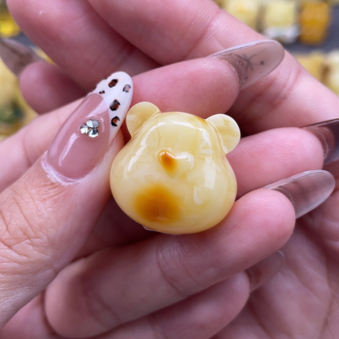 裸石琥珀未镶嵌蜜蜡