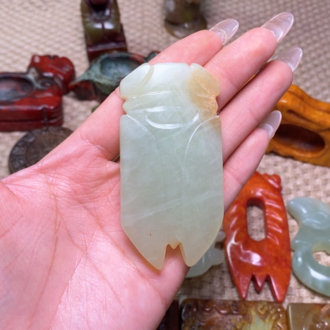 白玉菩提吊坠白玉菩提白玉菩提摆件