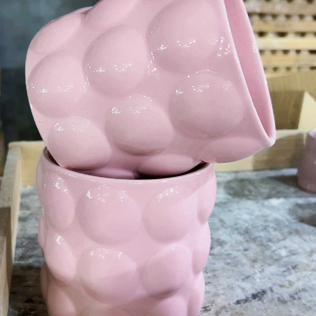 有孔外贸尾货陶瓷花盆凑10米包邮