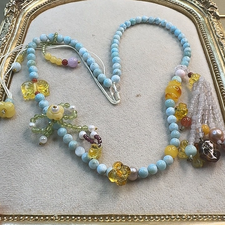 琥珀未镶嵌手链琥珀项链