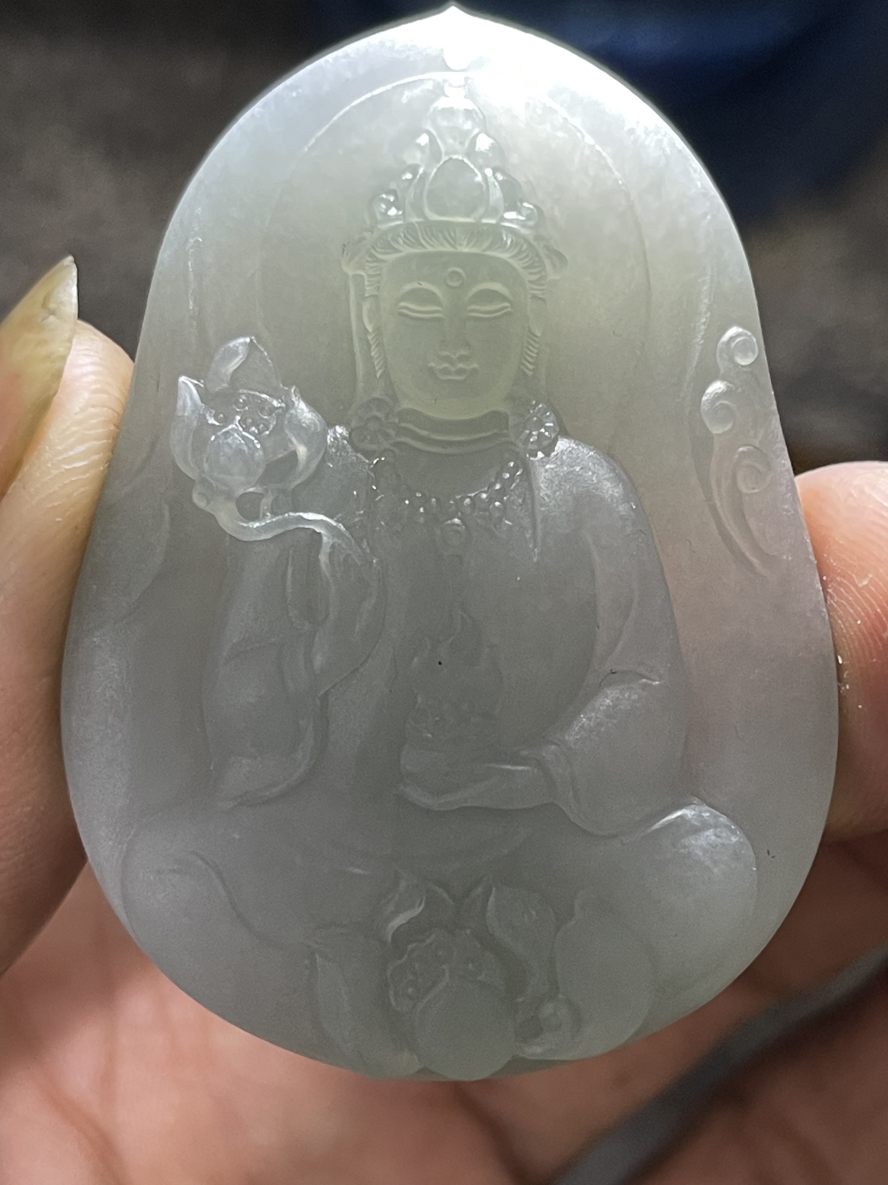 翡翠观音，拍前咨询客服