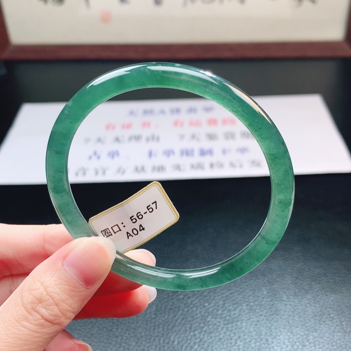 翡翠未镶嵌手镯翡翠手镯123