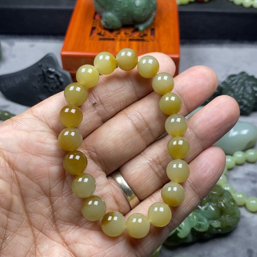 东***乐和田玉未镶嵌手串